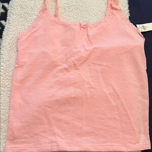Aerie Pink Lace Trim Camisole